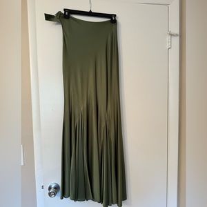 The Attico midi asymmetrical skirt.